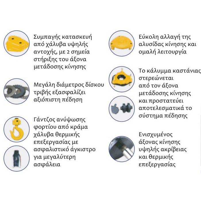 ΠΑΛΑΓΚΑ ΑΛΥΣΙΔΑΣ ΧΕΙΡΟΣ  5 TN - 3 m - 63044 - EXPRESS 