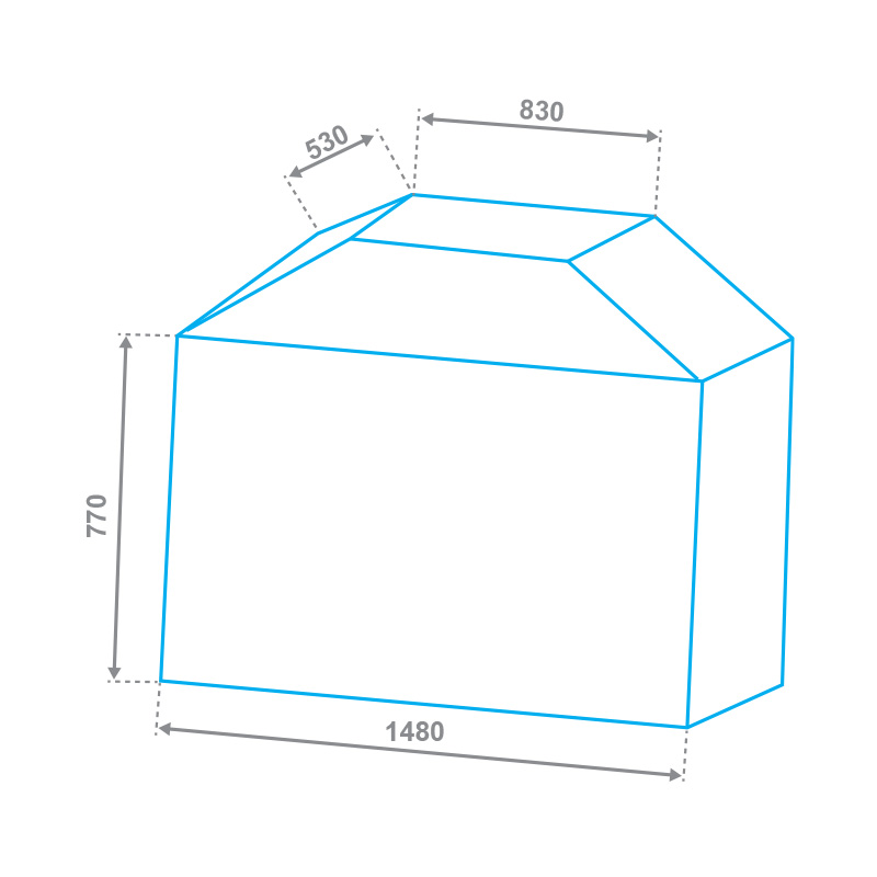 ΠΡΟΣΤΑΤΕΥΤΙΚΟ ΚΑΛΥΜΜΑ |BBQ 5 ΕΣΤΙΩΝ| 661387 - UNIMAC