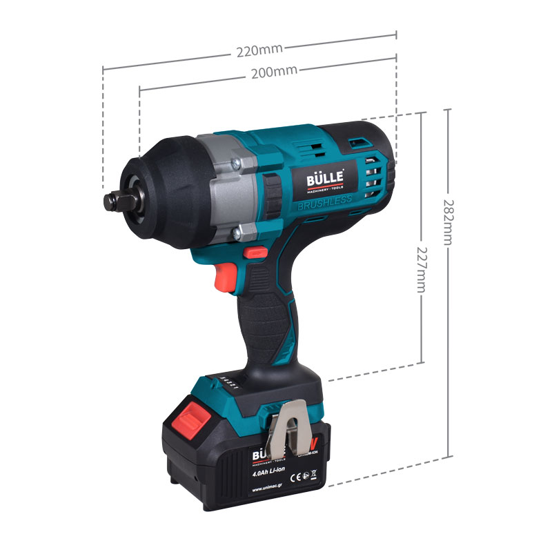 ΜΠΟΥΛΟΝΟΚΛΕΙΔΑ 1/2΄΄ 18V 4.0Ah BRUSHLESS - 633327 - BULLE 