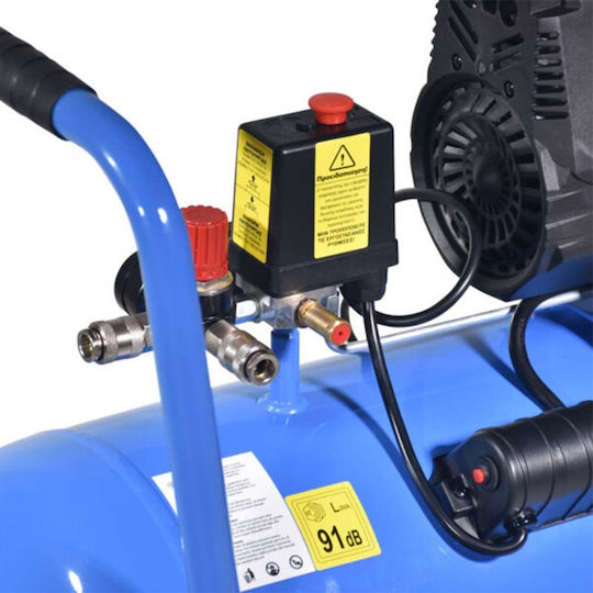 ΑΕΡΟΣΥΜΠΙΕΣΤΗΣ OILFREE | ΧΑΜΗΛΟΥ ΘΟΡΥΒΟΥ | 50LT / 2,0HP - 10 BAR | 602090 - TOROS