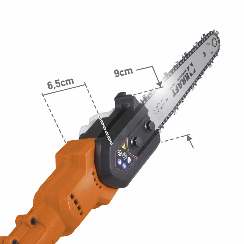 ΚΟΝΤΑΡΟΠΡΙΟΝΟ ΜΠΑΤΑΡΙΑΣ - ΤΗΛΕΣΚΟΠΙΚΟ | 180-275CM | ΛΑΜΑ 200mm | 21 V |2 x 4Ah | -  691151 -  KRAFT