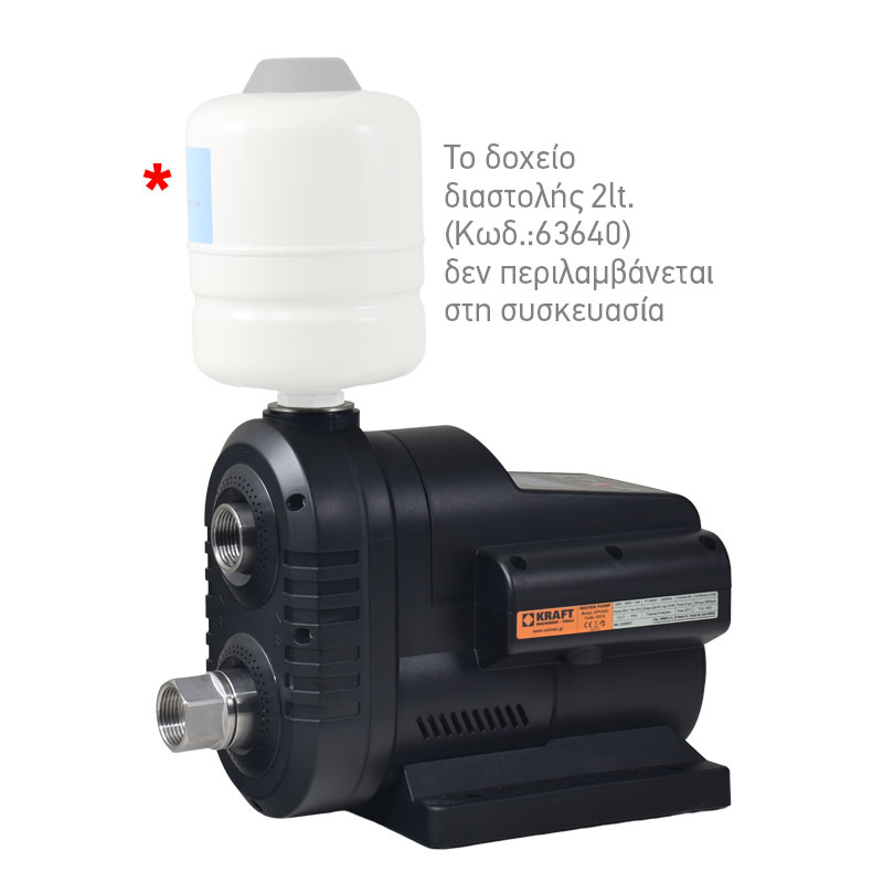 ΑΝΤΛΙΑ ΝΕΡΟΥ INVERTER INOX 650W ΠΟΛΥΒΑΘΜΙΑ | ΑΘΟΡΥΒΗ |61dB(A) | 43519 - KRAFT