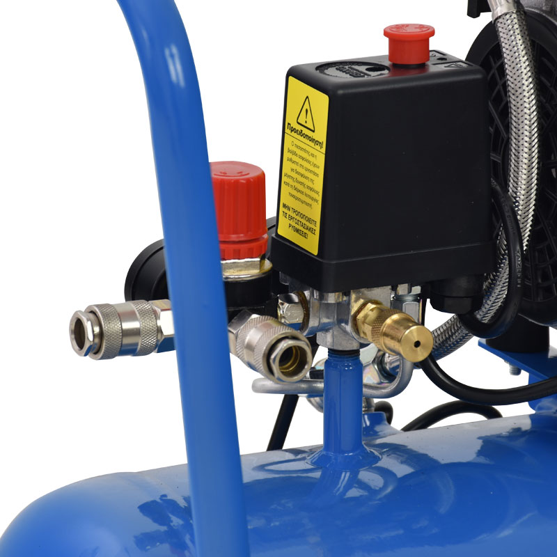 ΑΕΡΟΣΥΜΠΙΕΣΤΗΣ OILFREE ΧΑΜΗΛΟΥ ΘΟΡΥΒΟΥ | SILENT | 24LT | 1,0HP | 602087 - TOROS