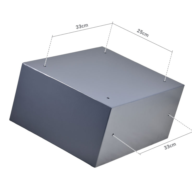 ΧΡΗΜΑΤΟΚΙΒΩΤΙΟ ΗΛΕΚΤΡΟΝΙΚΟ ΜΕ ΨΗΦΙΑΚΟ ΚΛΕΙΔΩΜΑ/ΞΕΚΛΕΙΔΩΜΑ ΚΑΙ 2 ΚΛΕΙΔΙΑ ΑΣΦΑΛΕΙΑΣ - HS-350ES - 43x35x20 cm - 631332 - UNIMAC